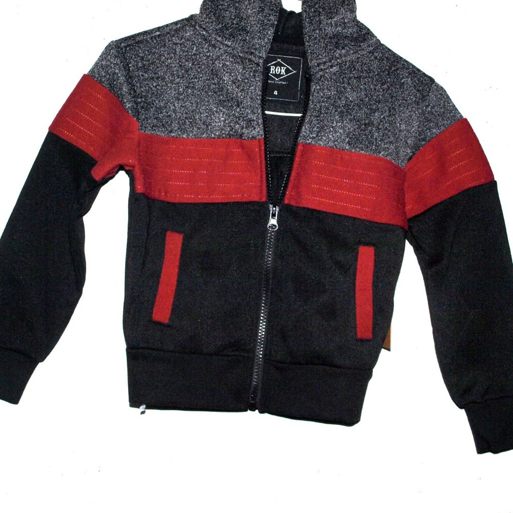 Rok Boys Zip Up Hoodie